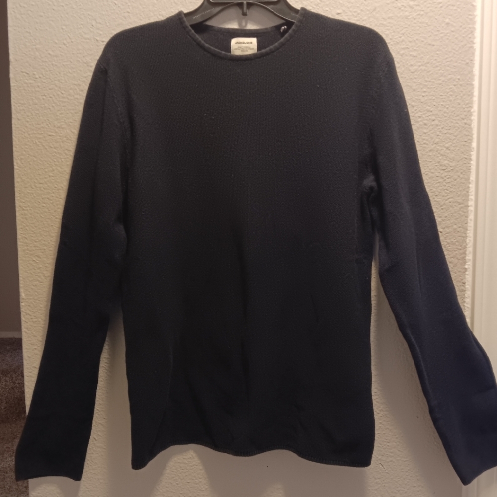 Jack & Jones Waffle Knit Crew Neck Jumper Sweater